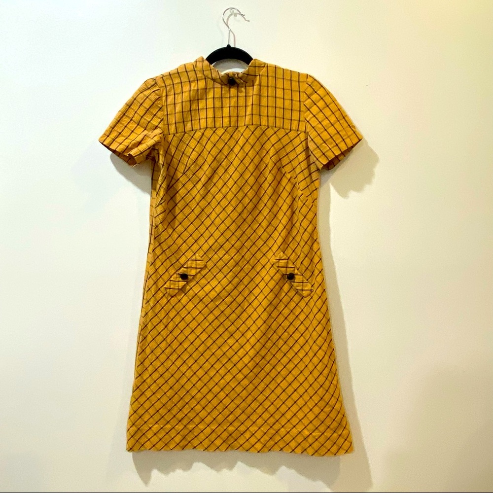 Vintage R&K Originals Yellow Dress